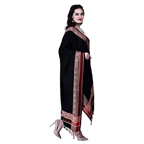 Fulkari Creations Women's Woven Wool Stole